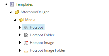 Hotspot sitecore object