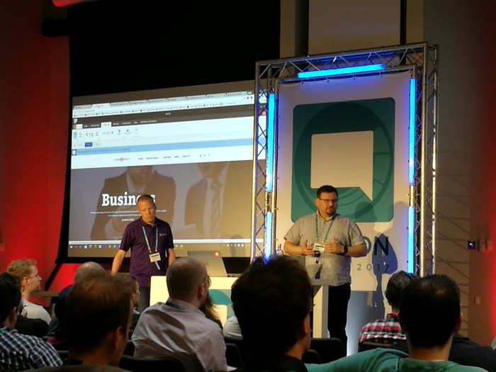 Sitecore SXA components stage view
