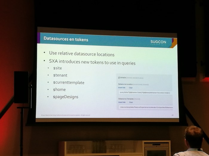 Sitecore SXA datasource tokens