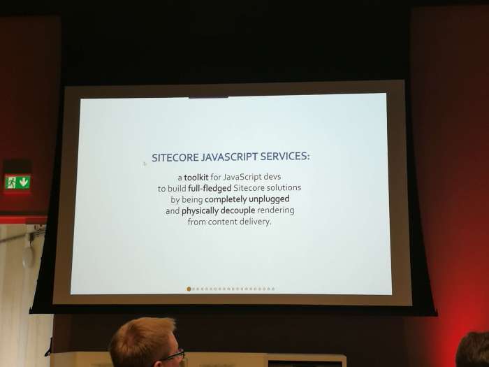 Sitecore JavaScript Service #JSS